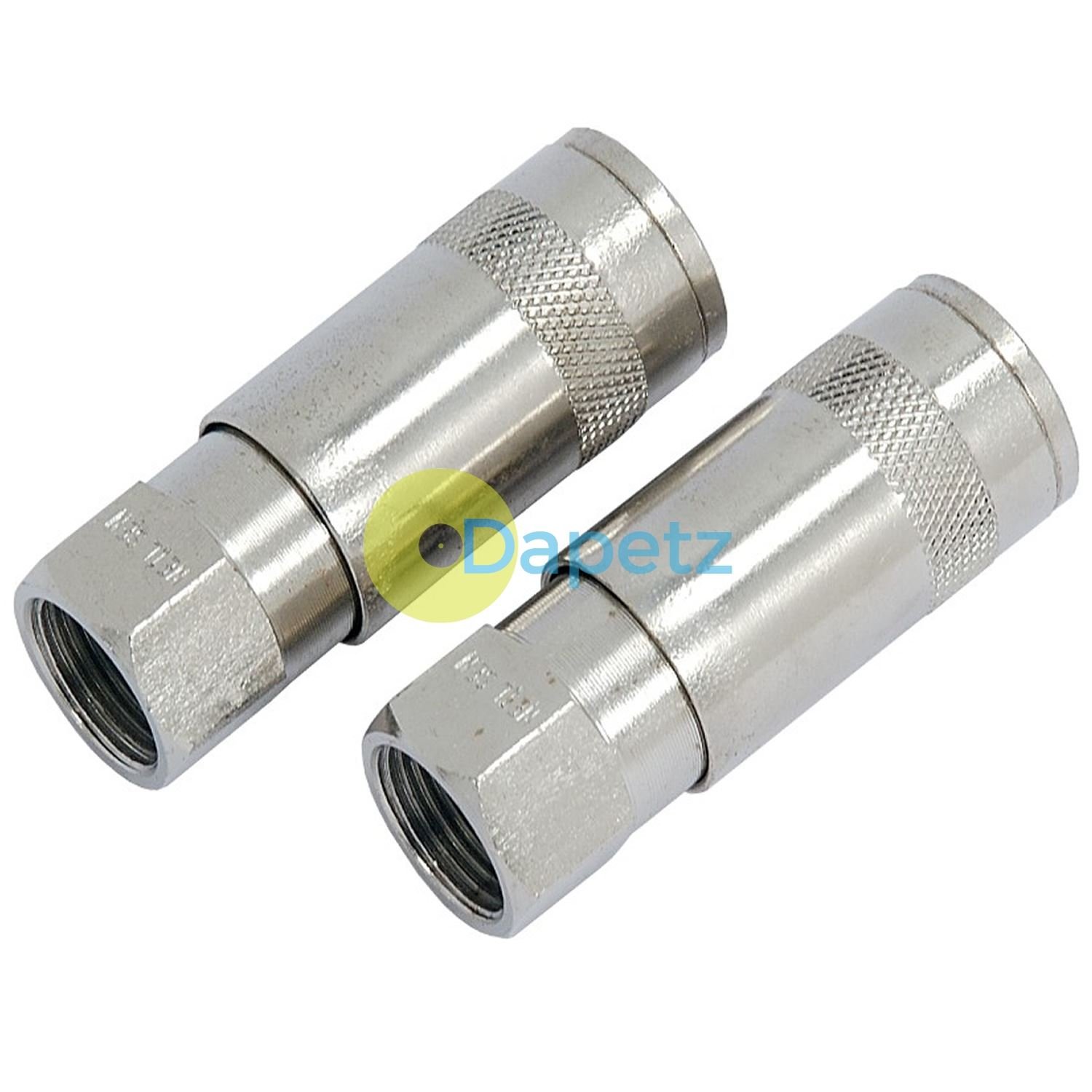 Dapetz ® Air Line Fitting Quick Release for PCL Vertex Compressor Air Hose 3/8" Female Thread 2PC
