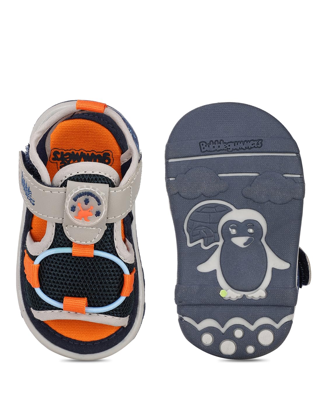 Bubblegummers Unisex NORBET Black Sandal's - 12 UK (3016447) 2
