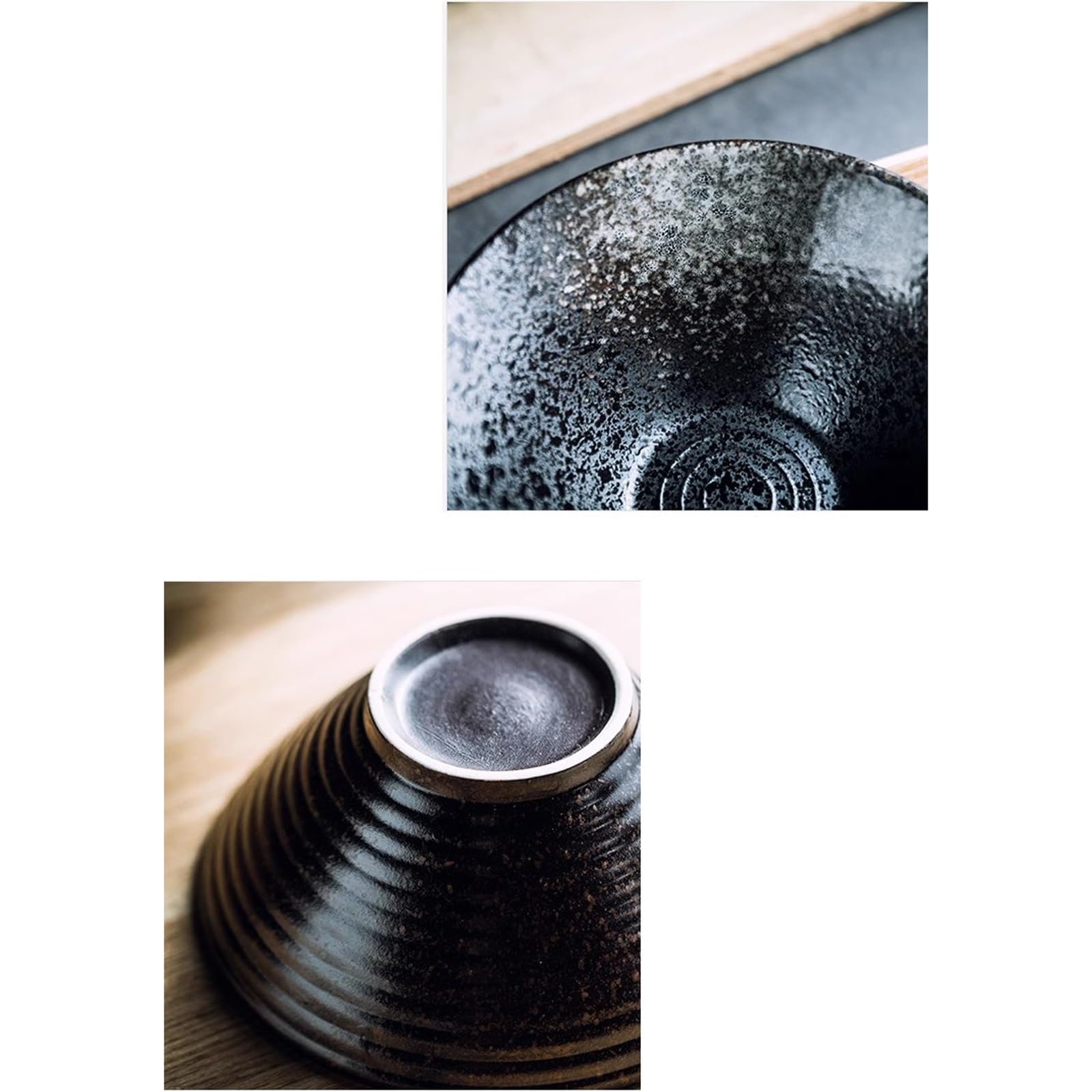 CFWSHJ Miski sałatkowe Miska na makaron chiński Lamian, Makaron w misce na zupę, Miska ceramiczna do użytku domowego, Miska do jadalni, Miska na bambusowy kapelusz, Zastawa stołowa Miski kuchenne na