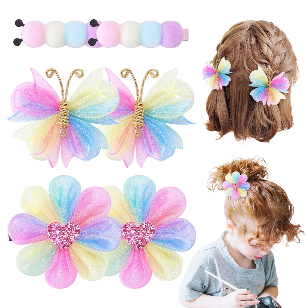 PATPAT® 6Pcs Hair Clips Girls Hair Accessories Butterfly Hair Clips Flower Hair Clips Color Hair Clips Girls Headpieces Hair Styling Hair Clips (B0D2Y1X5GH) Amazon Price History, Amazon Price Tracker