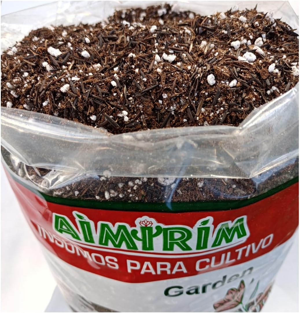 10 Litros Substrato Misto: Turfa, Perlita E Casca de arroz carbonizada