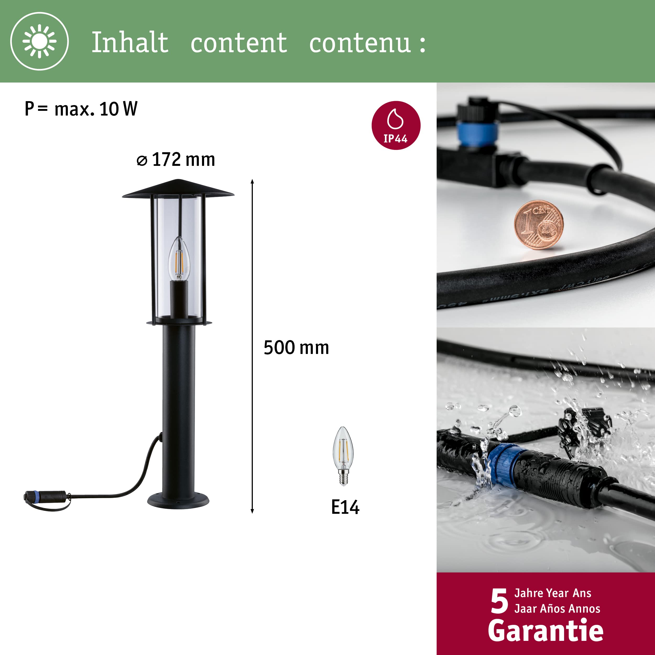 Paulmann Plug & Shine LED inbouwspot vloer RGBW ZigBee