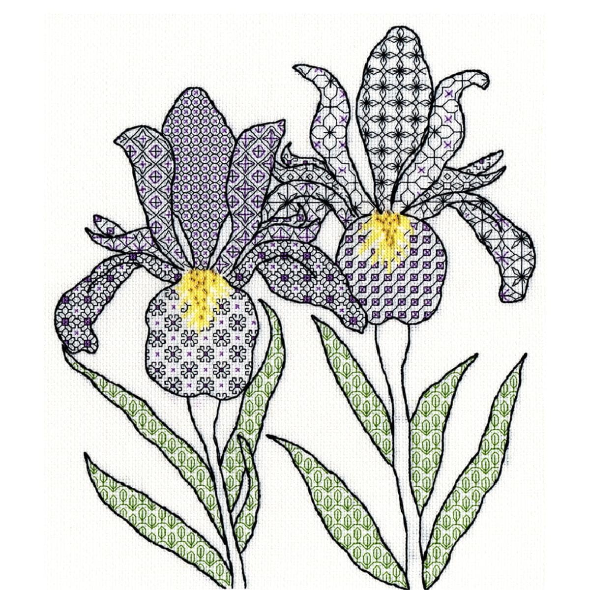 Bothy Threads Cross Stitch Kit - Irises
