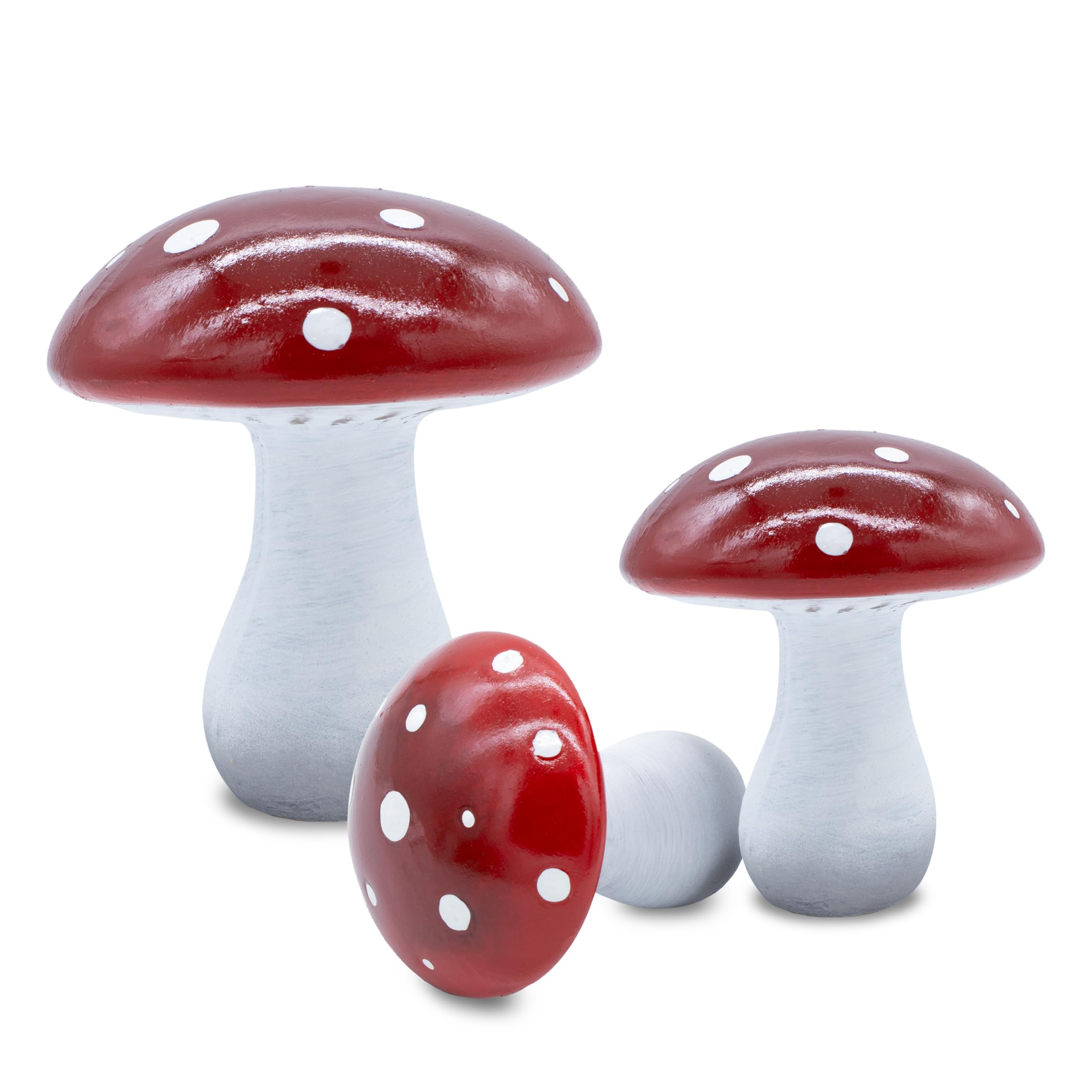 Champignon décoratif Spetebo en céramique pour table basse et buffet d'automne