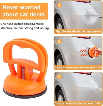 3 pcs suction cups, dent puller, car dent puller, Powerful suction cups for repairing car dents, tools for moving car bodies, glass, tiles, and objects