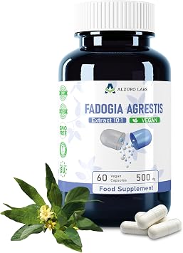 Fadogia Agrestis | 5,000mg Equivalent | 500mg 101 Root Extract | 60 Vegan Capsules | 2-Month Supply | GMP & 3rd Party Lab Tested