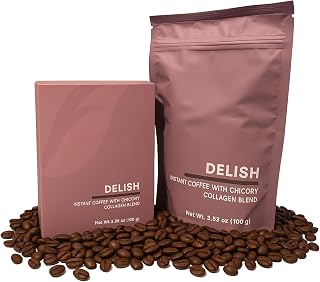 Chicory Coffee and Collagen Instant Blend (1pack) - NutriCoffe 100g/3.52 oz - Soluble Blend - Supports Skin & Joint Health - Instant - Nutriplus