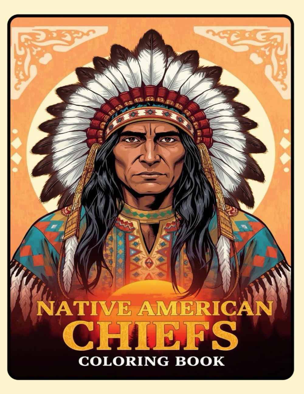 Native American Chiefs Coloring Book: A Historical Coloring Experience Featuring Legendary Tribal Leaders and Indigenous Culture for Adults and Teens
