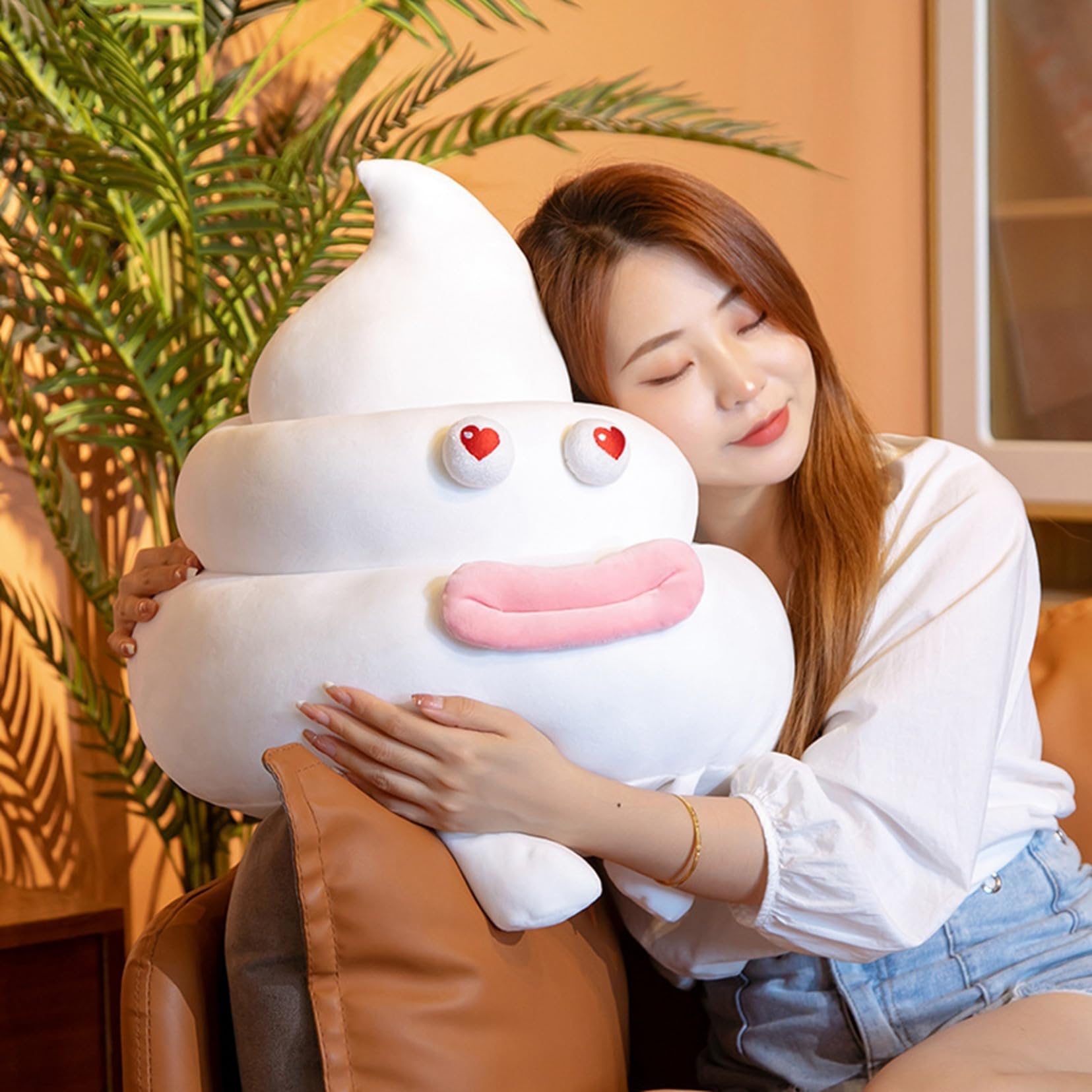 Amazon｜うんこぬいぐるみ キュートな表情 面白い 抱き枕 25cm