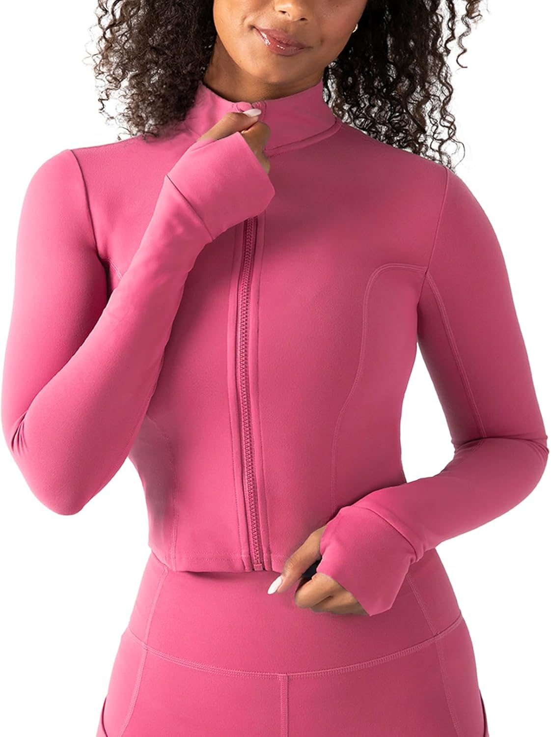 YITTY Active Women's Ultraluxe Full Zip Jacket, Athleisure, 4-Way-Stretch, Thumbholes