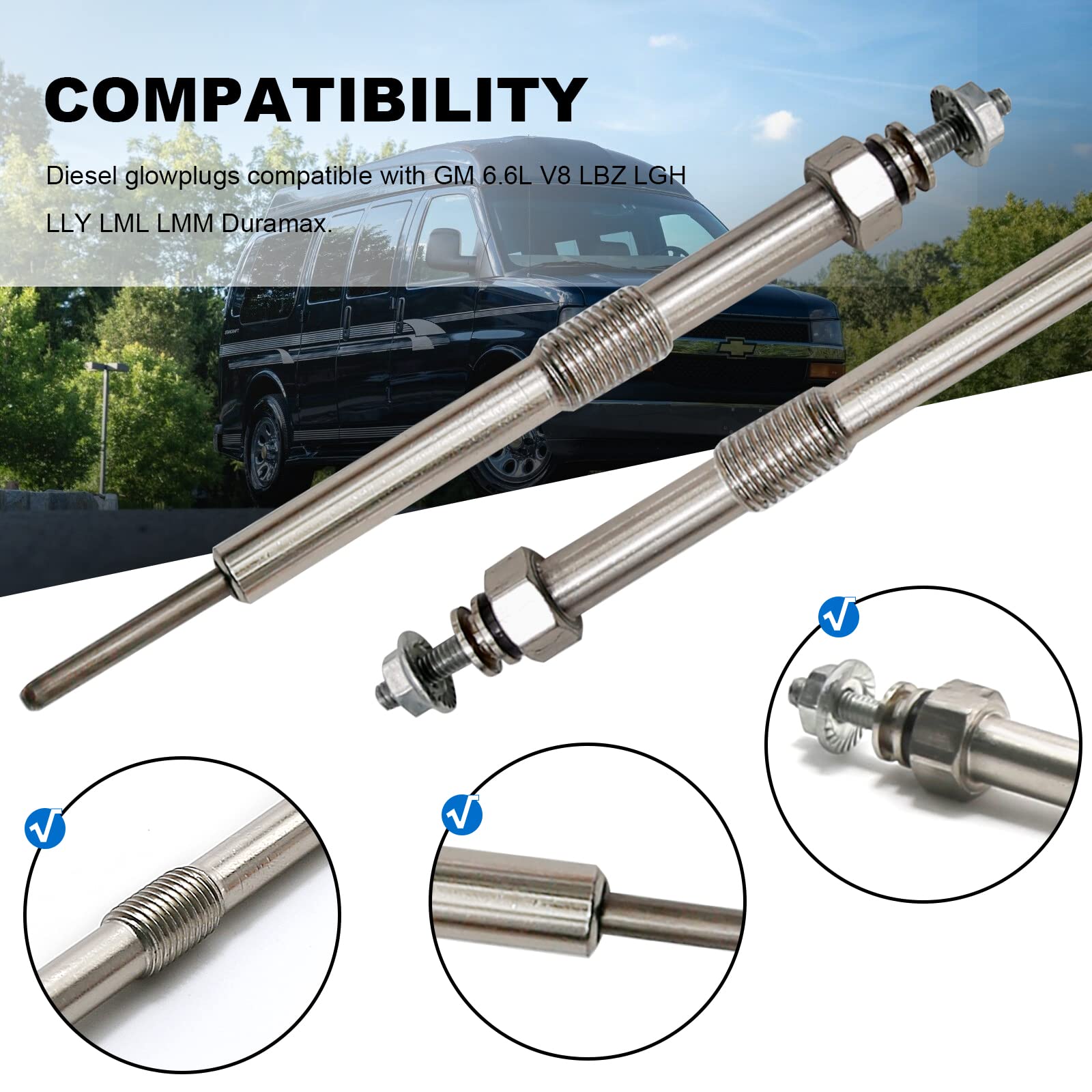 Amazon.com: 8PCS For GMC 2006-2016 For Chevrolet GM 6.6L Diesel RX 