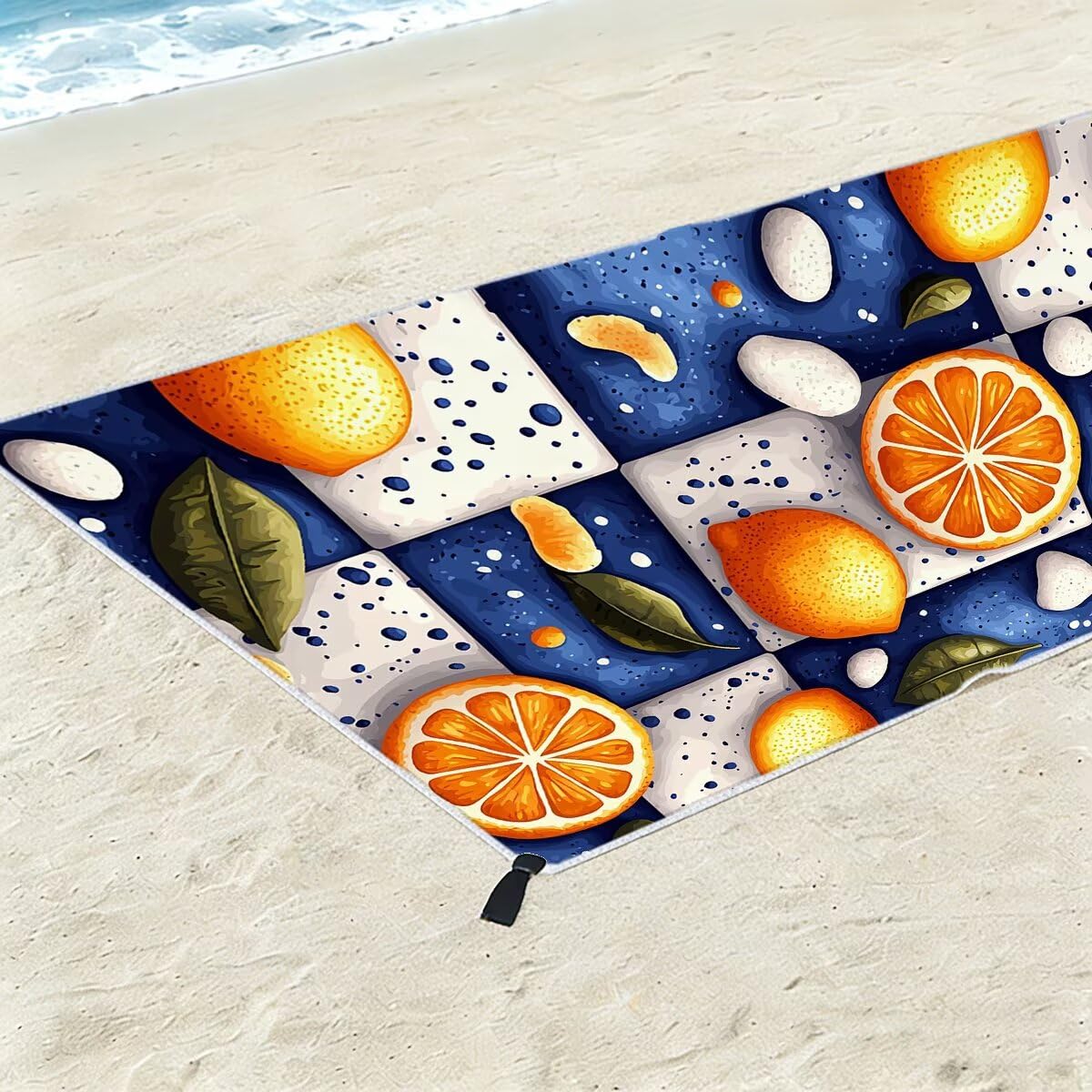 Telo Mare Microfibra, Telo Mare Grande 90x200cm 2 Pezzi, Asciugamano Palestra Donna Asciugatura Rapida, Antisabbia Asciugamano Microfibra, Leggero Asciugamani Palestra per Regalo Donna (Frutta) -4462