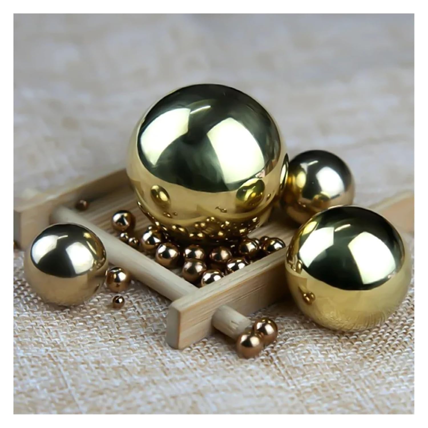 Copper Bearing Balls H62 Solid Copper Balls Pure Brass Precision Beads 1/1.5/2/2.5/3/3.5/3.175/4.5/4..45/5/6/7/9.525/10/12/12.7/15/19.05~60mm(1.5mm 200Pcs)