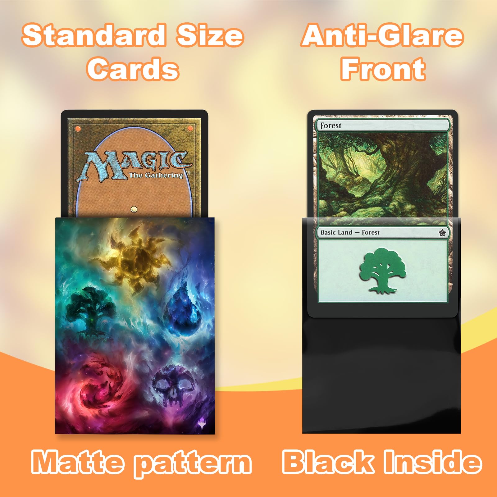 magic the gathering card sleeves 100 Amazon.com: MTG Card Sleeves 100CT,Standard Size Sturdy MTG Sleeves Matte  Back Finish for Baseball,Trading Cards (Color Printing) : Toys & Games