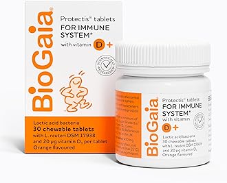 Protectis Probiotic Tablets with Vitamin D3, Orange Flavoured, 30 Tablets