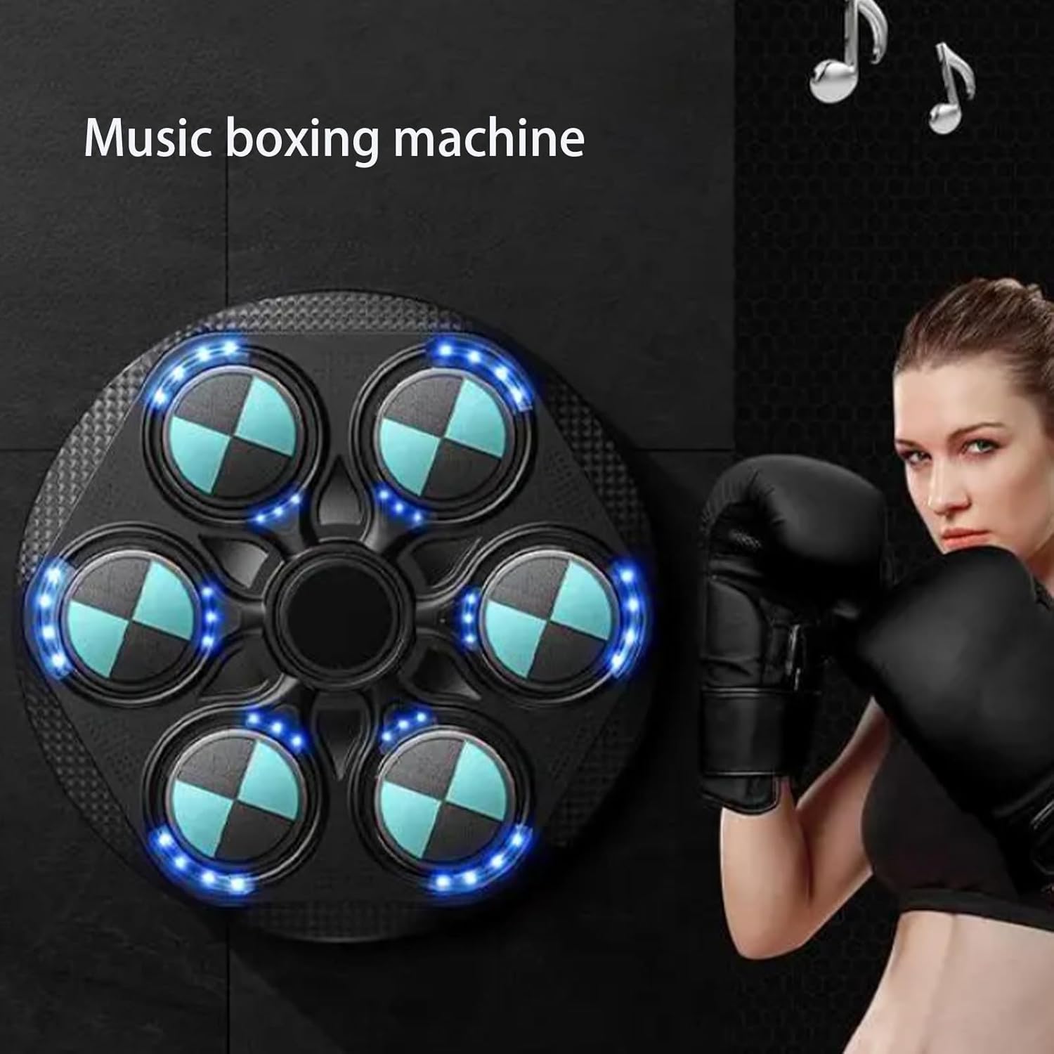 Music Boxing Machine,Interactive Fitness Equipment,Intelligent Rhythm Training,Home Fitness,Improve Reaction Speed