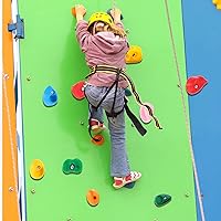 Vista 3 de Liliful Juego de 64 piezas de sujeción de escalada en roca para niños, kit de escalada en pared para adultos, agarre de colores mixtos con llaves