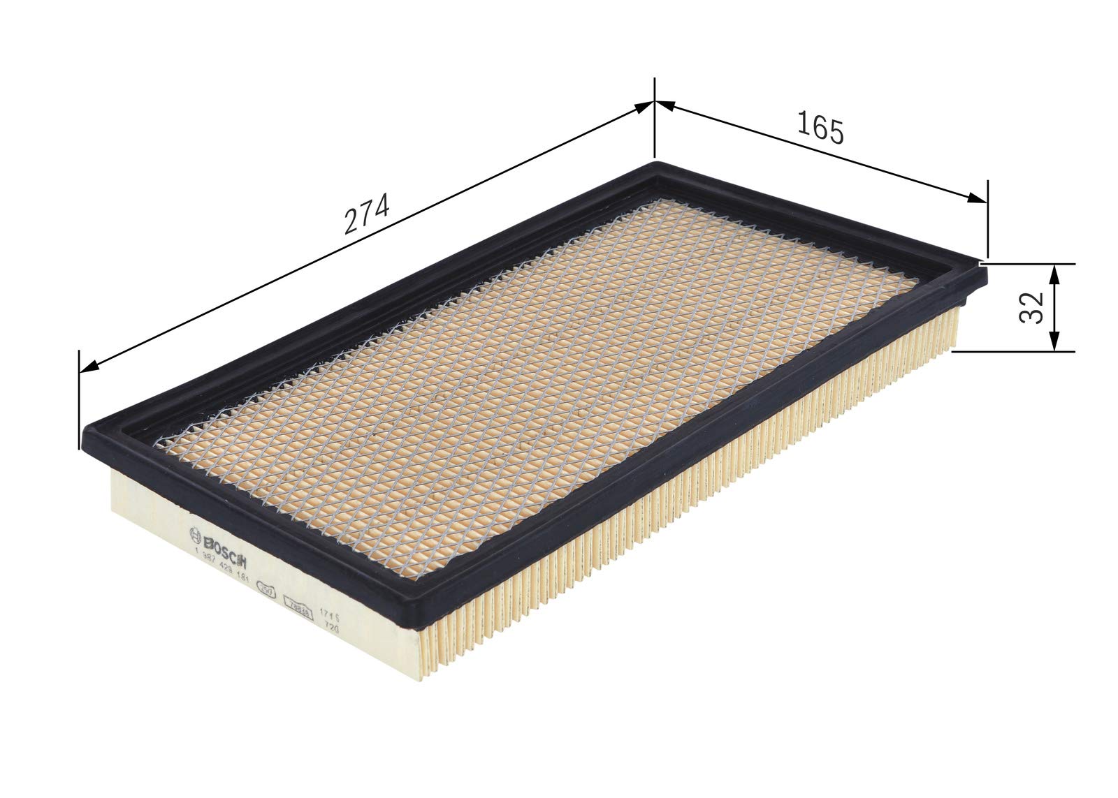Bosch S9181 - Luftfilter Auto : Amazon.de: Auto & Motorrad
