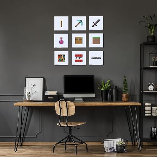 Miniatura 8 de Trends International Gallery Pops Minecraft Pixeles icónicos - Mobs - Arte de pared Pillager, versión sin marco, 12 x 12 pulgadas