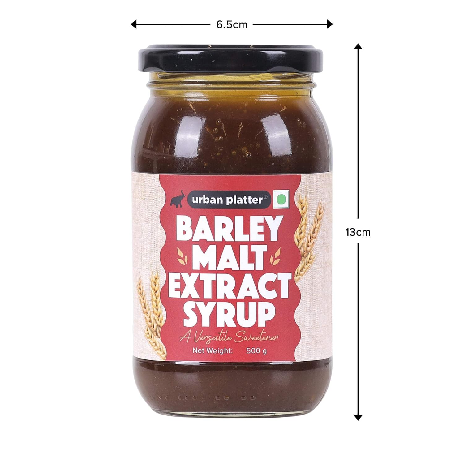 Urban Platter Barley Malt Extract Syrup, 500g / 17.6oz [All Natural, Premium Quality, Traditional Sweetener]