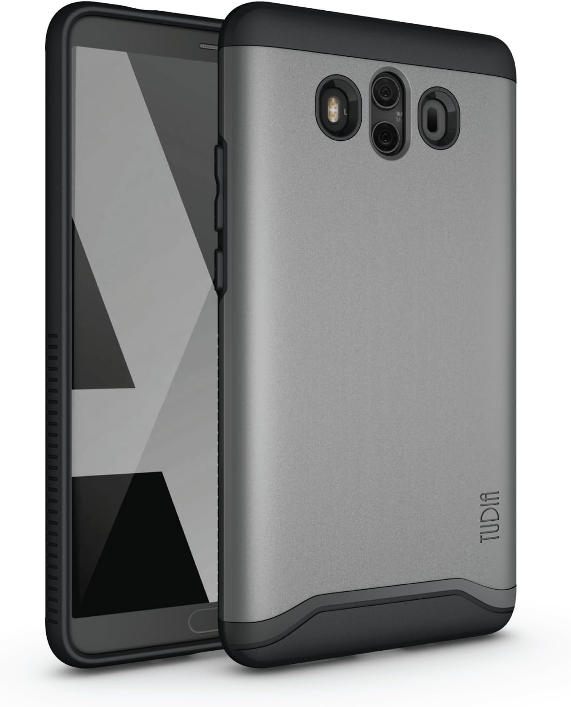 TUDIA Merge, Dual Layer Case Designed for Huawei Mate 10 [NOT Compatible with Huawei Mate 10 Pro] (Metallic Slate)