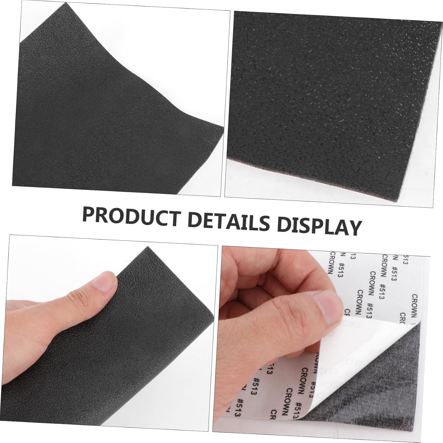 Rubber Non Slip Grip Tape Sheets for Stairs and Bath Tubs
