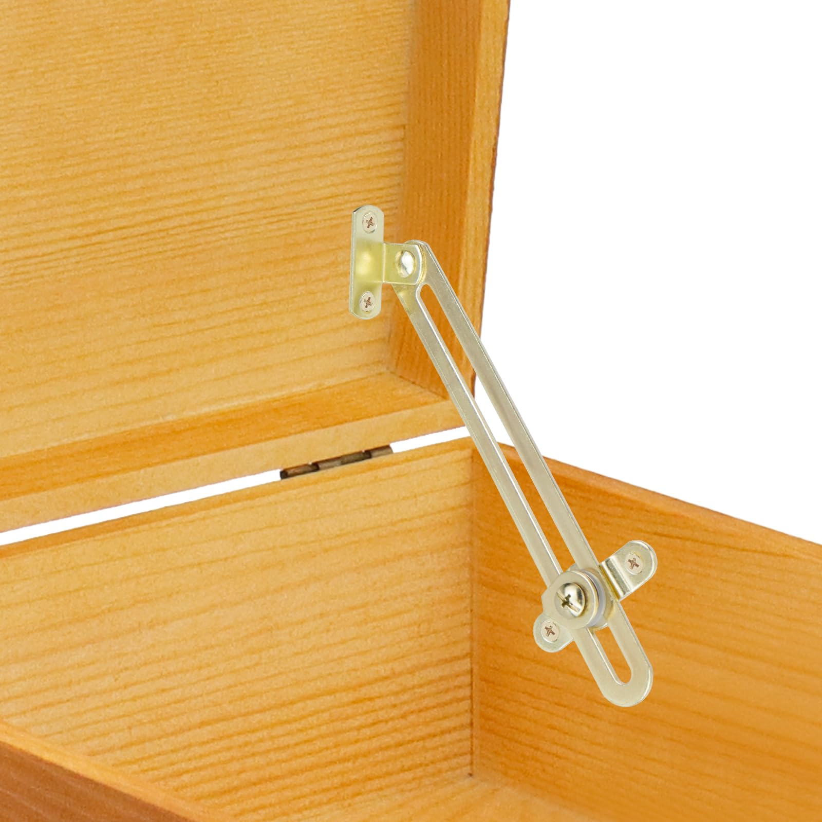 Gold Lid Hinges - Vintage Style for Boxes & Furniture -5