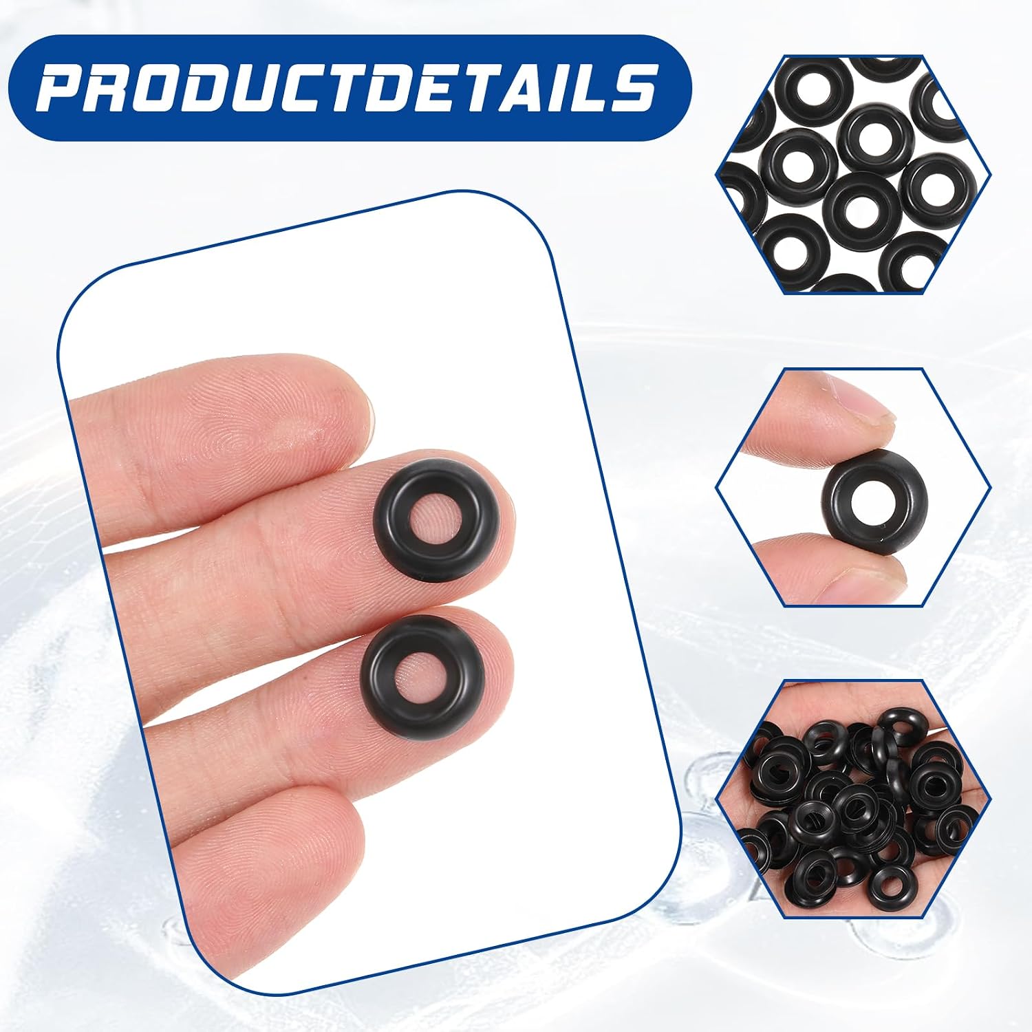 200 Pcs #8 Countersunk Finish Washers Stainless Steel Cup Washer Stainless Finishing Washers(Black)