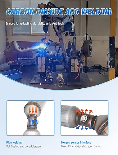 Vista 19 de Nilight Catalizador para Hyundai Accent 2012-2017/Hyundai Veloster 2012-2017/Kia Rio 2012-2014/Kia Soul 2012 2013 2014 2015 2016 (estándar EPA)