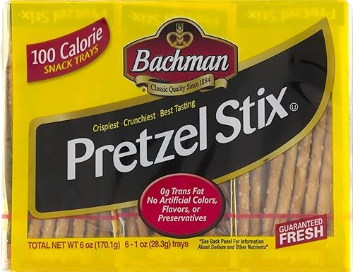 Miniatura 4 de Bachman Butter Twists Brick Oven Pretzels (3 bolsas de 10 onzas) – Palitos de pretzel (6 bandejas de 1 onza) – Paquete variado – Crujiente,