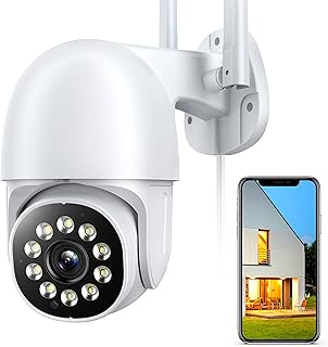 Telecamera Wifi Esterno con Visione Notturna a Colori AIBOOSTPRO 1080p PTZ Zoom Digitale IP Videocamera di Sorveglianza con Pan 355 e Tilt 90 Auto Tracking Rilevazione Umana Audio Bidirezionale Telecamera Wifi Esterno con Visione Notturna a Colori AIBOOSTPRO 1080p PTZ Zoom Digitale IP Videocamera di Sorveglianza con Pan 355 e Tilt 90 Auto Tracking Rilevazione Umana Audio Bidirezionale