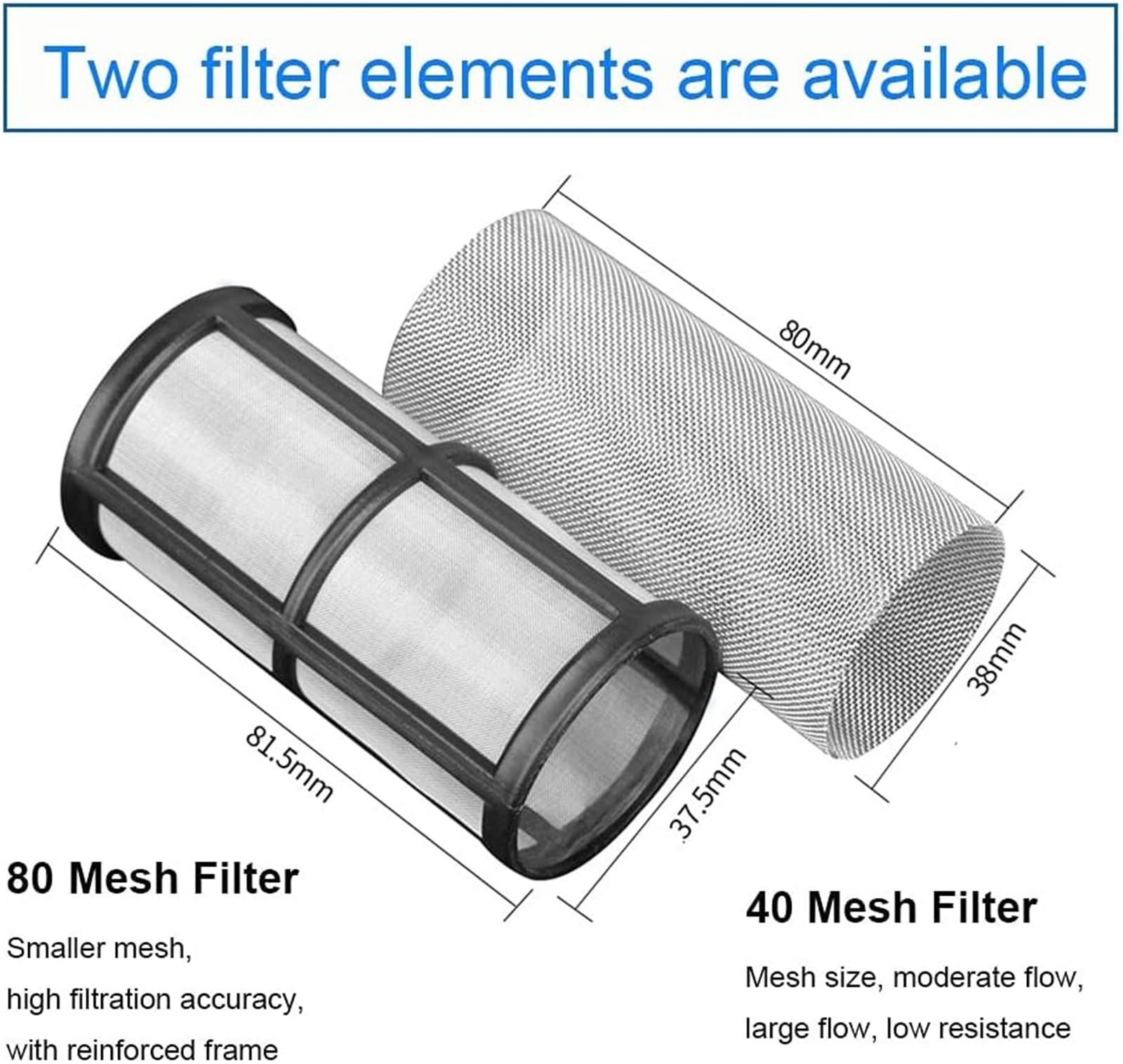 filtro para bomba de agua, 1 Uds 1/2 "3/4" "filtro De Plástico, Prefiltro Impureza Bomba Agua Malla 40 80, Agricultura