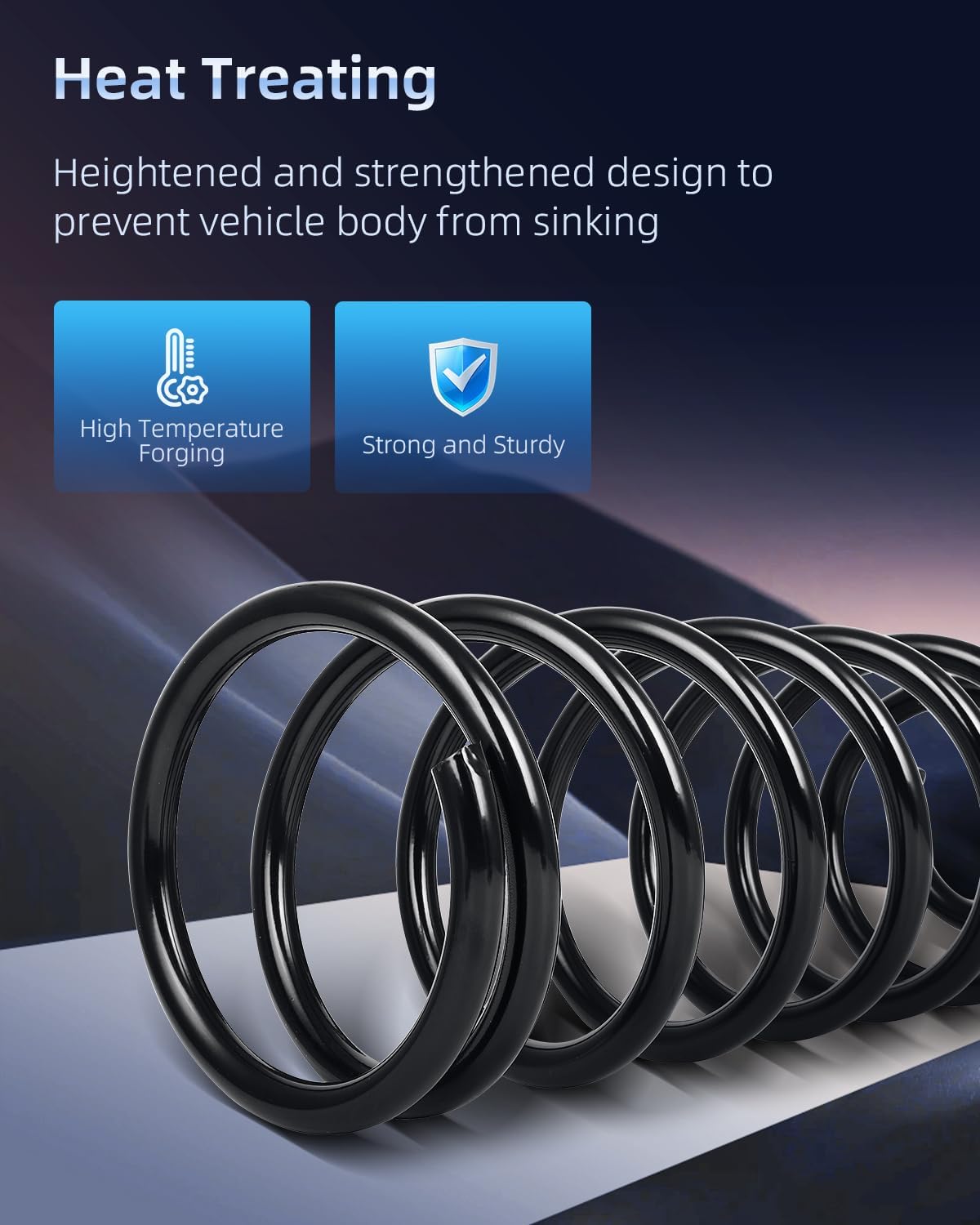 ECCPP Coil Springs Suspension Coil Spring Set for 1996-2002 for Toyota 4Runner Coil Springs for 81043 2PCS Rear Coil Springs