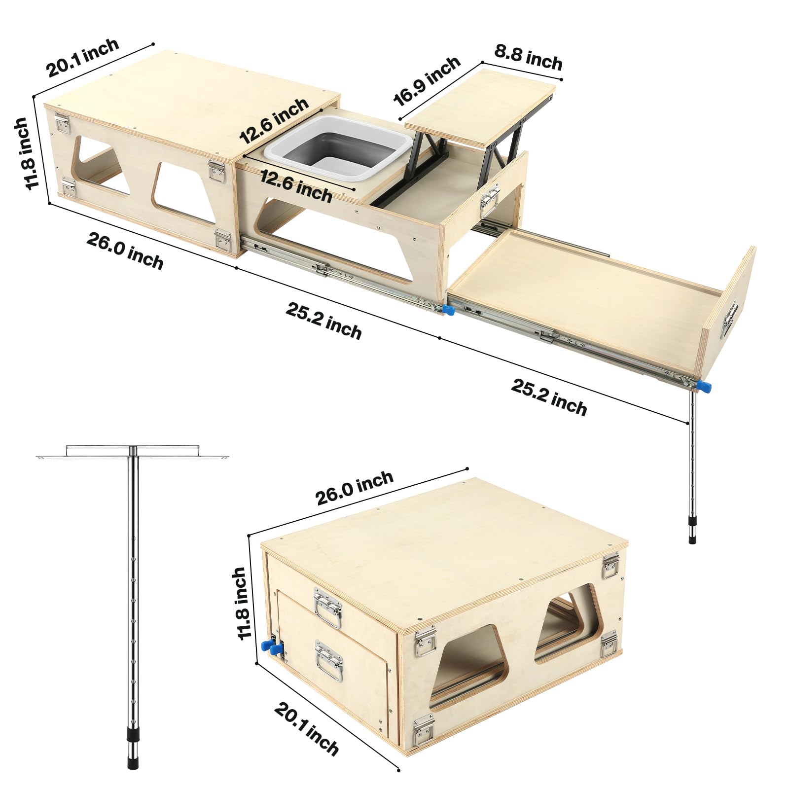 Amazon.co.jp: Pemocyny オーバーランドキッチン キャンプ用