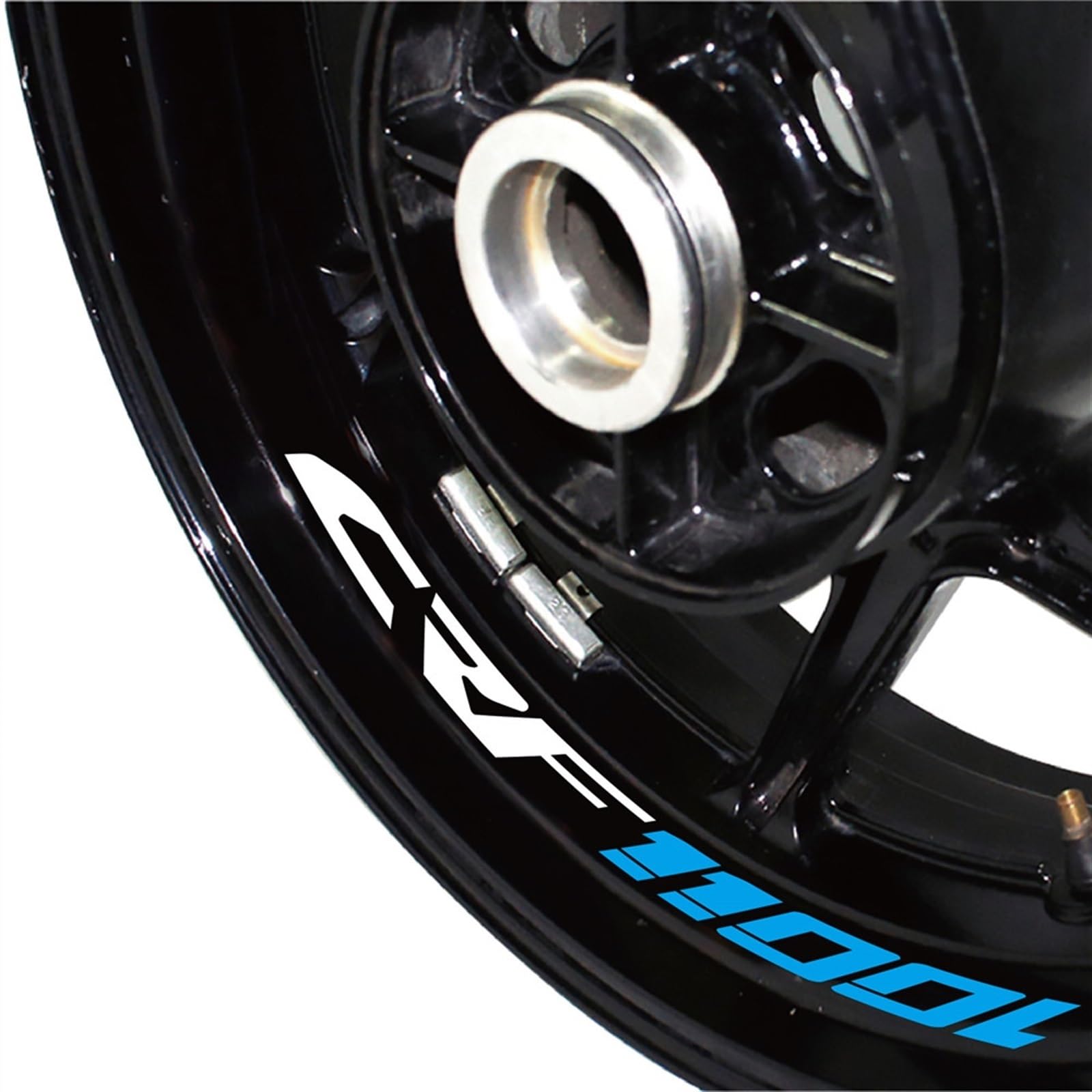 Motorcycle Wheel Stickers for Africa-Twin CRF1100L Crf 1100l Decorated Reflective Decals Case Waterproof Decorative(Color6)