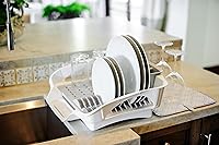 Vista 2 de CreativeWare, Escurridor de platos gris/blanco Ultimate