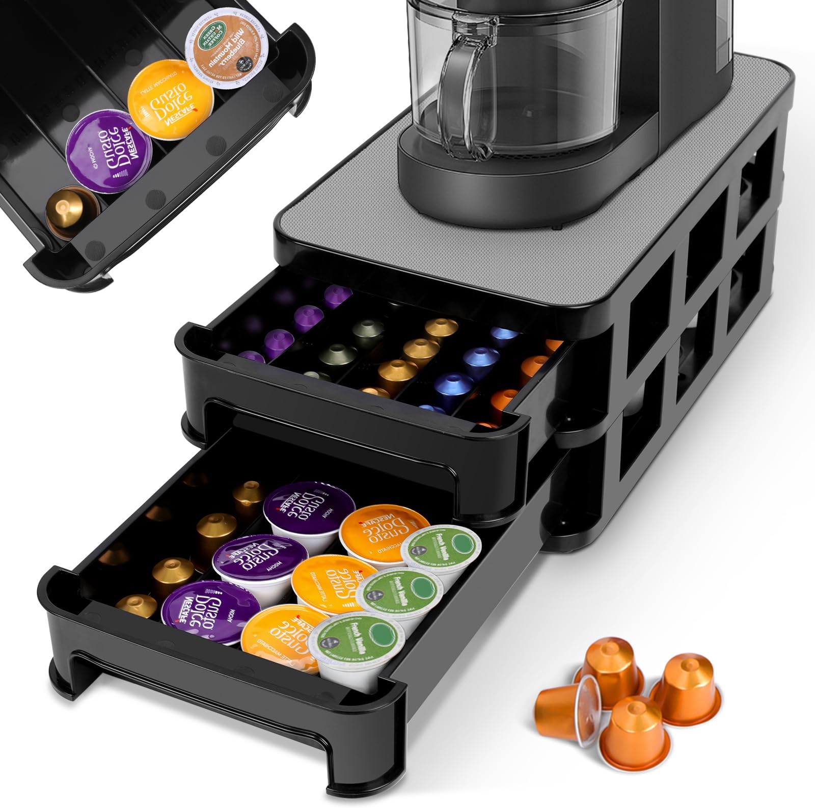 MACHINE n Basics Tiroir de Rangement pour Capsules Nespresso