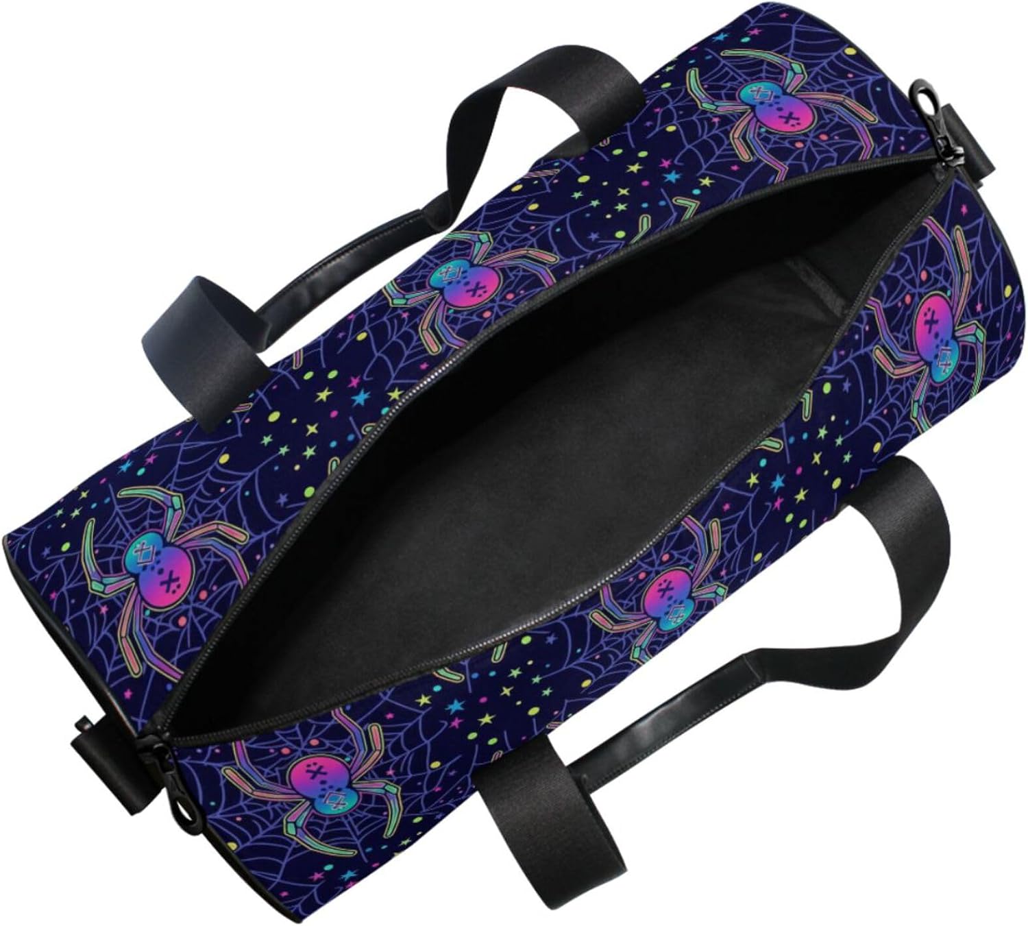 MNSRUU Duffel Bags Multi-colored Spiders Sports Gym Bag Travel Luggage Overnight Bags for Men Women Duffel Bags for Traveling