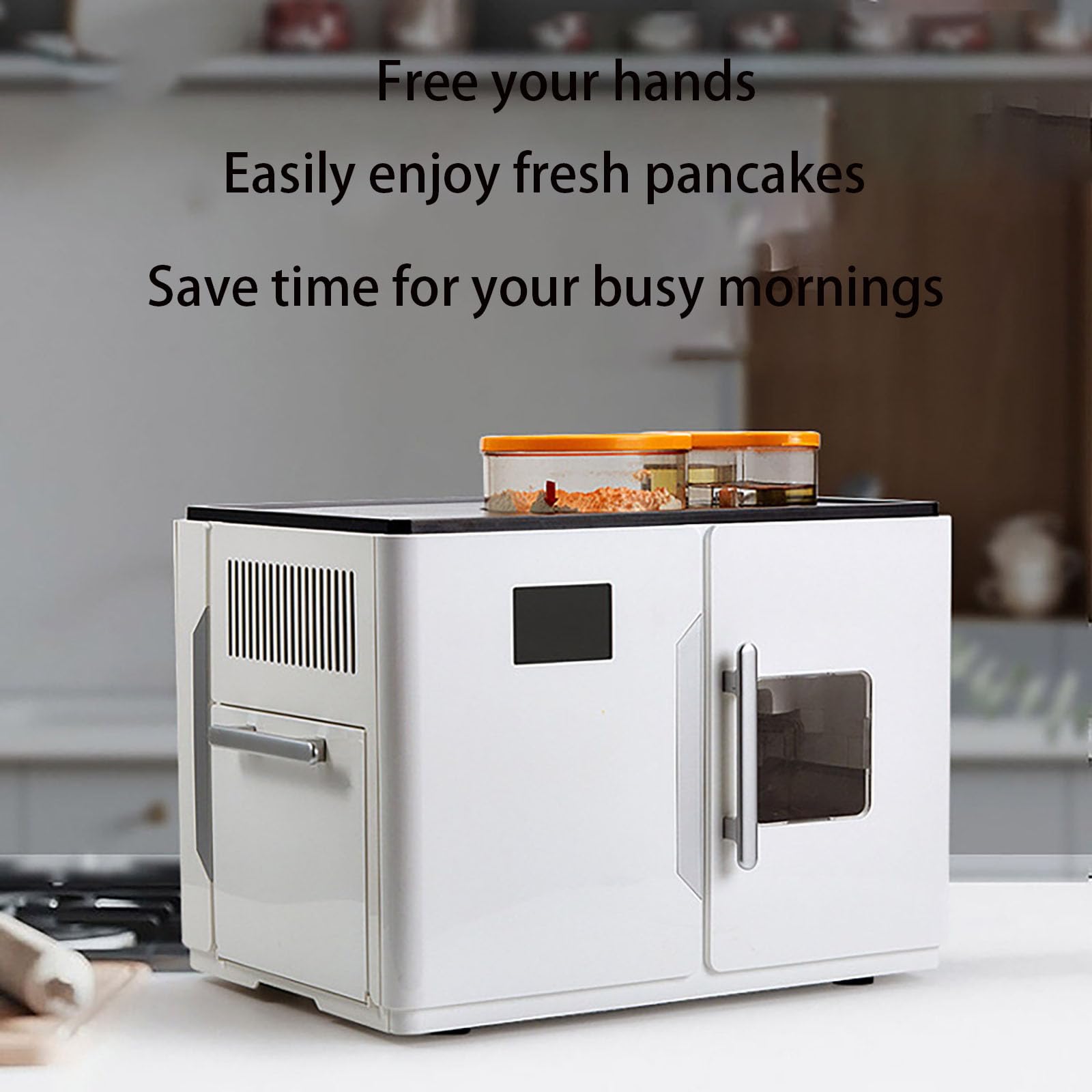W pełni automatyczny roti Maker - mikser do ciasta zasilany przez AI, 20 rotis w 120 sekund, konfigurowalne ustawienia, obsługa jednym dotknięciem, bezpieczna i łatwa, kompaktowa do domu i