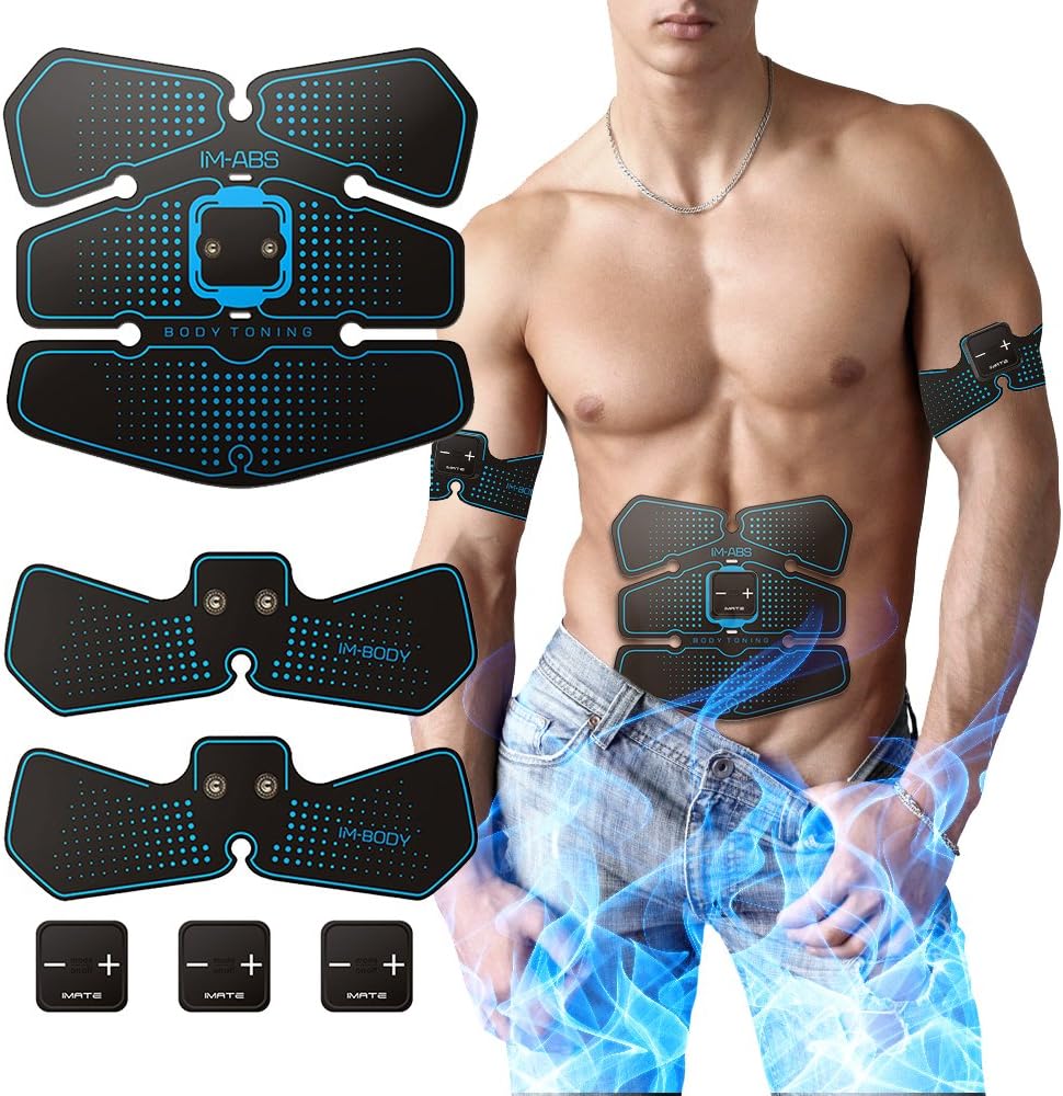 Hatsubi ABS Stimulator,Abdominal Muscles Toner, EMS Muscle Stimulator, ABS Training Home Gym Fitness Device