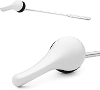 Vista 17 de Palanca de inodoro Qualihome negra - Palanca de descarga de inodoro de montaje frontal de color negro mate - Reemplazo universal - Diseño duradero