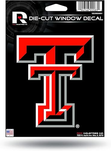 NCAA. Calcomanía troquelada para vidrio.