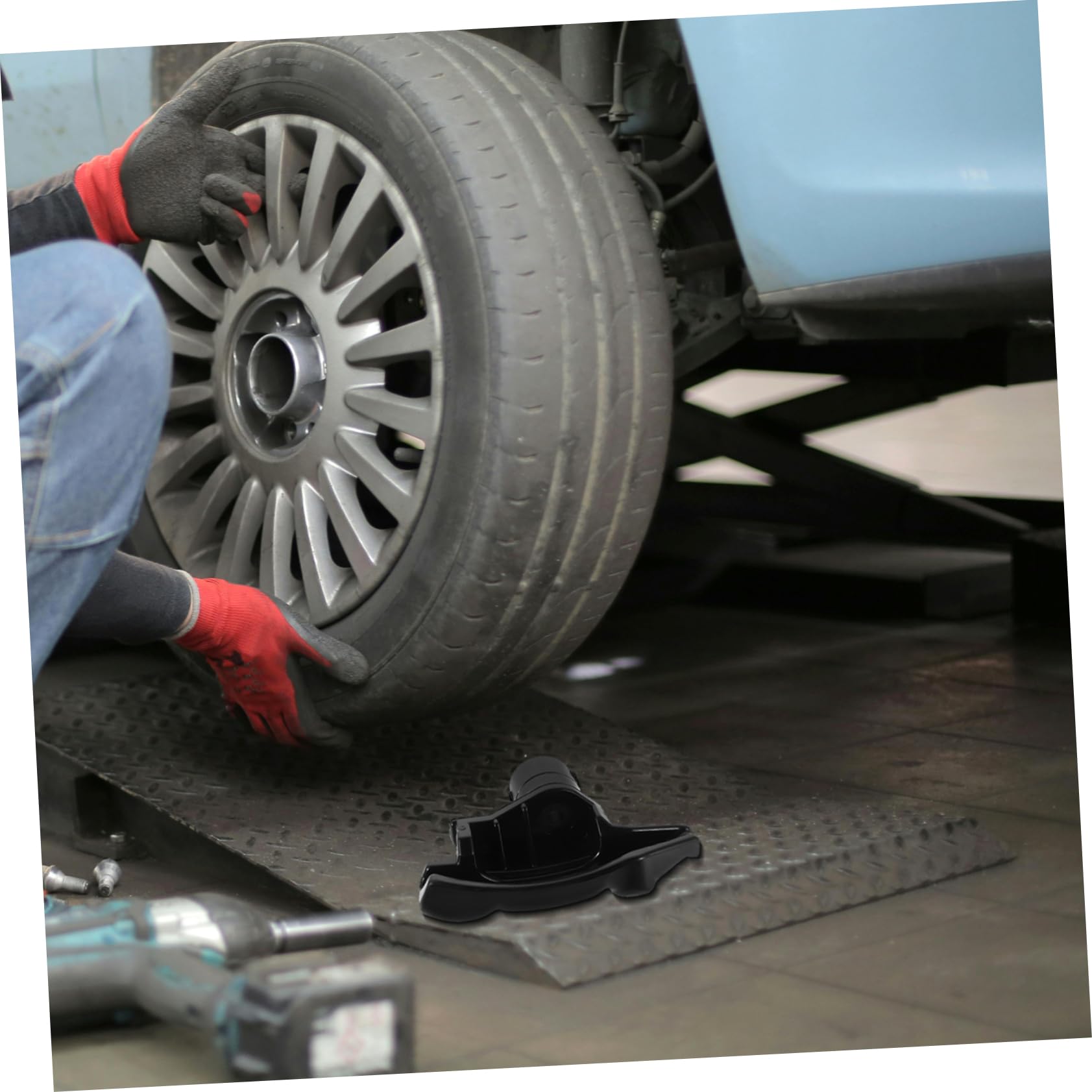 Cabilock Cabezal de Desmontaje de Neumáticos de Coche de Acero Negro
