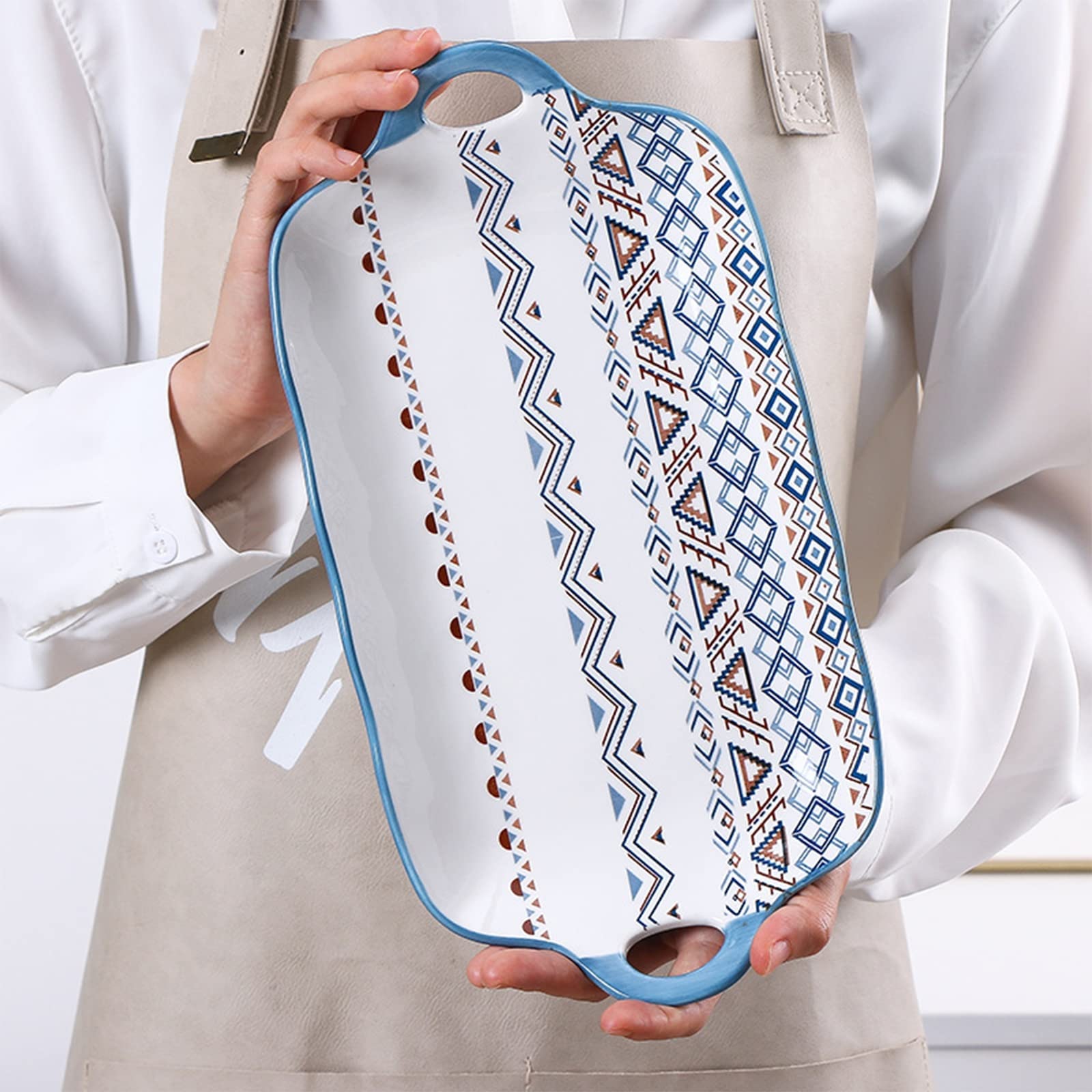 20-częściowy porcelanowy zestaw zastawy stołowej, elegancka zastawa stołowa, kompletny zestaw naczyń do rodzinnej jadalni, stylowe talerze obiadowe do domu i rozrywki