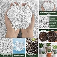 Vista 4 de Enmienda de suelo hortícola de perlita orgánica 50QT para plantas y drenaje mejorado