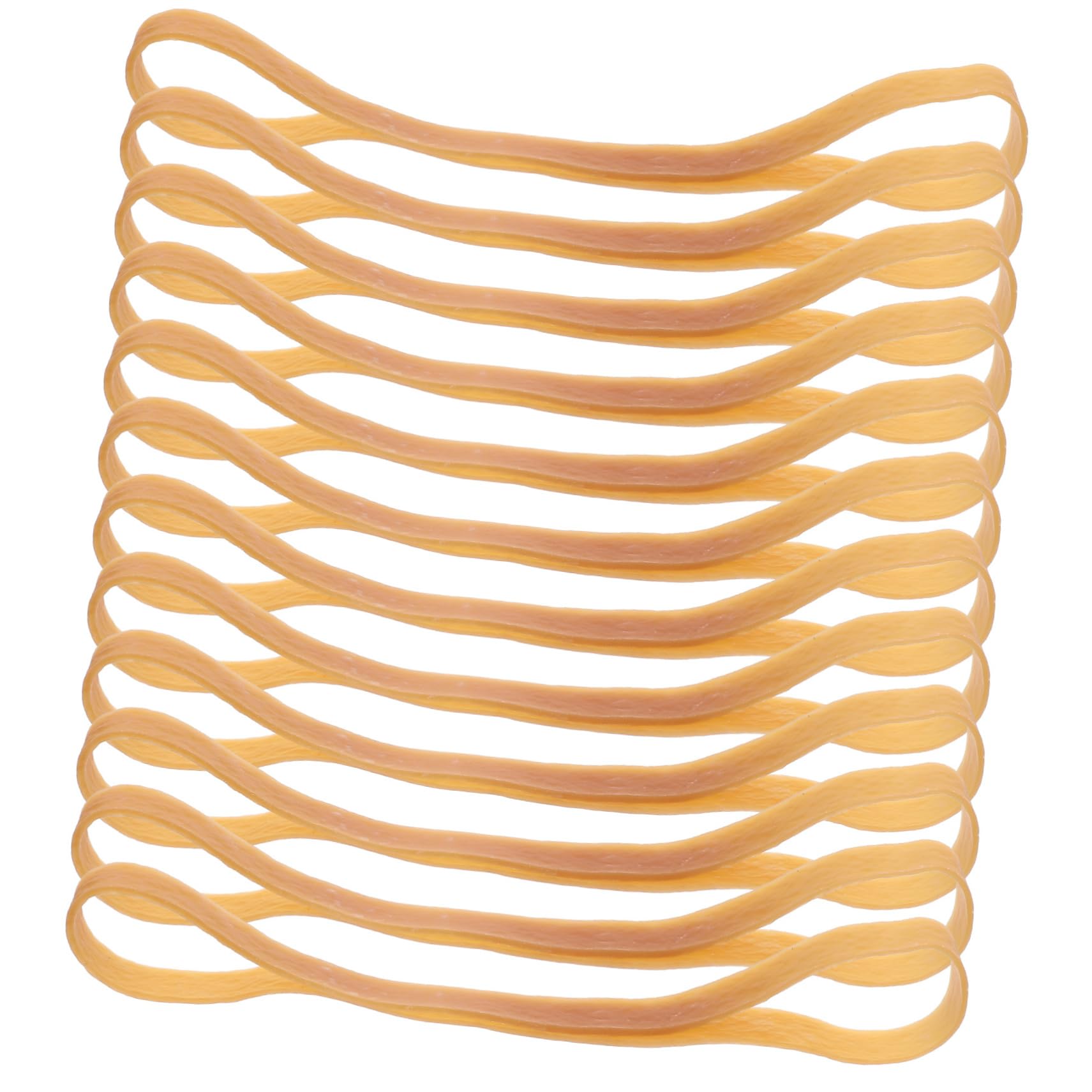 100 Stück Elastische Gummibänder 3mm - Naturkautschuk Bänder Für Büro & Haushalt