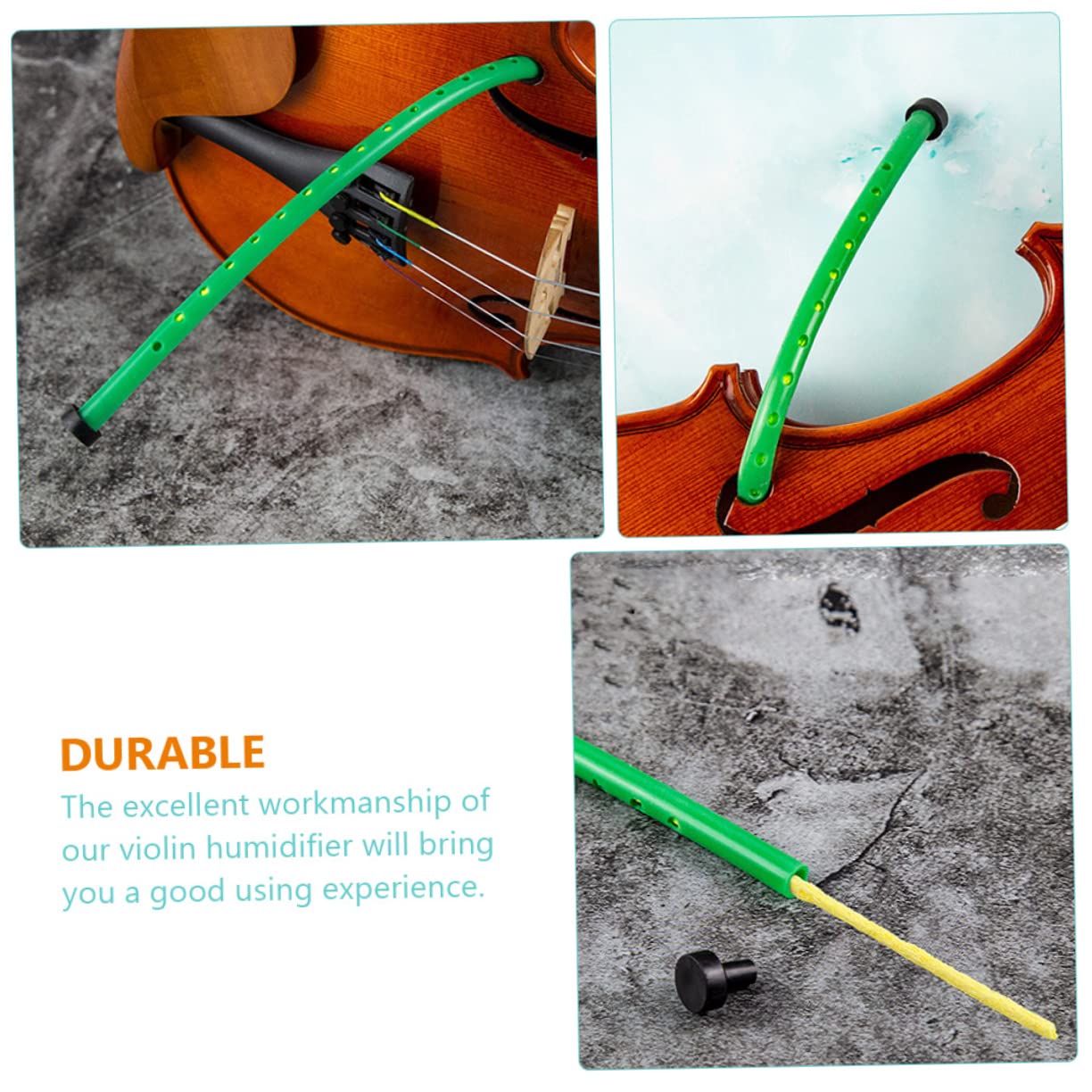 COSMEVIVI 4pcs Viola Humidifier Sound Hole Violin Humidifier for Humidity Control Practical