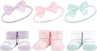 Vista 18 de Hudson Baby Conjunto de regalo de diadema y calcetines para niña