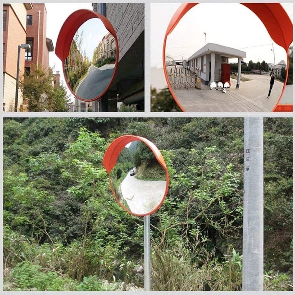 Specchio Convesso di Sicurezza del Traffico Lente grandangolare per Il Traffico all'aperto, Specchio per Punti ciechi Specchio di Sicurezza Specchio Convesso per Esterni in policarbonato Lo Specchio