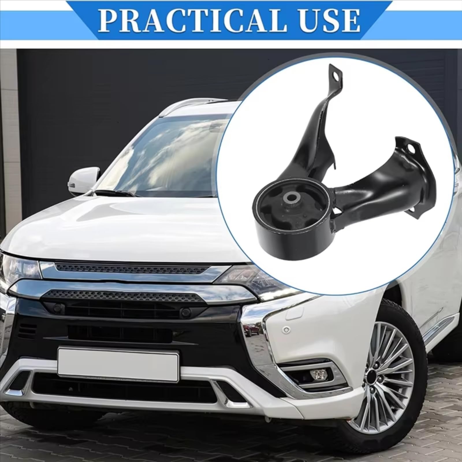 Compatibile Con Mitsubishi Per Lancer 2000-2013 Per Delica 2000-2005 Supporto Biscotto Motore Auto Anti-vibrazione Accessori Ricambi MR554746 Supporto Motore Lato